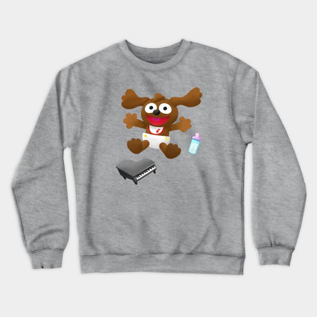 When Your Room Looks Kinda Weird - Rowlf Crewneck Sweatshirt by TheGreatJery